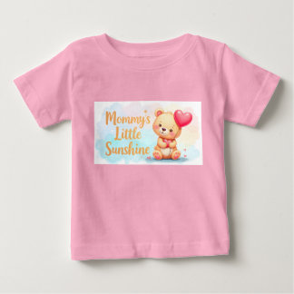 ベビーTシャツ – かわいい テディベア グラフィック 男の子 & 女の子