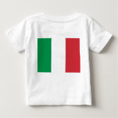 ベビーTシャツ（イタリア国旗） ベビーTシャツ (裏面)