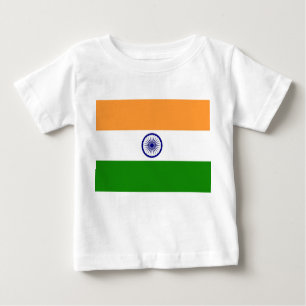 ベビーTシャツ（インド国旗） ベビーTシャツ