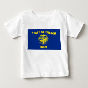 ベビーTシャツ(オレゴン州旗) ベビーTシャツ
