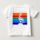 ベビーTシャツ(サンクトペテルブルク州旗) ベビーTシャツ (裏面)