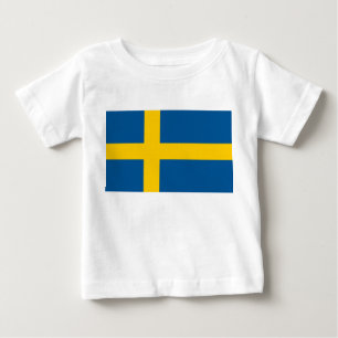 ベビーTシャツ(スウェーデン国旗) ベビーTシャツ