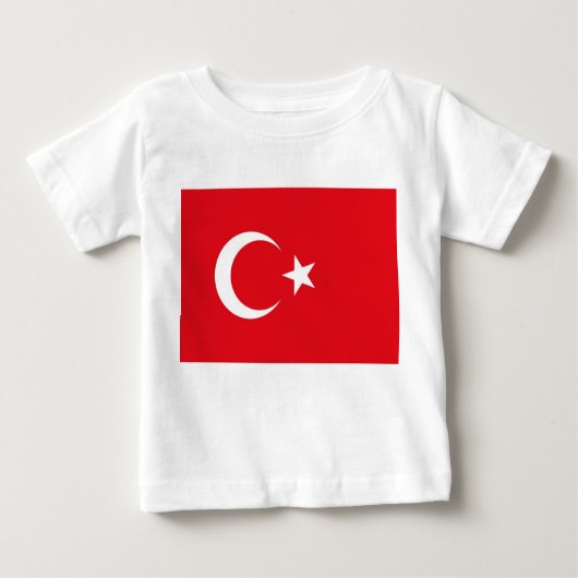 ベビーTシャツ(トルコ国旗あり) ベビーTシャツ (正面)