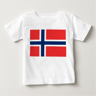 ベビーTシャツ(ノルウェー国旗) ベビーTシャツ