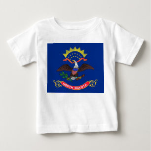 ベビーTシャツ(ノースダコタ州旗) ベビーTシャツ