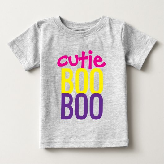 ベビーTシャツ : ハロウィン かわいいブー #8 (正面)