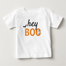 ベビーTシャツ - ハローおばけ/コウモリ