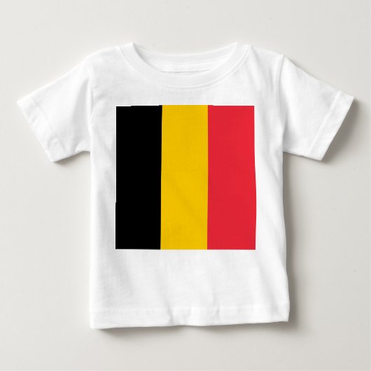 ベビーTシャツ（ベルギー国旗） ベビーTシャツ (正面)