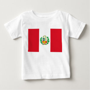 ベビーTシャツ(ペルー国旗) ベビーTシャツ
