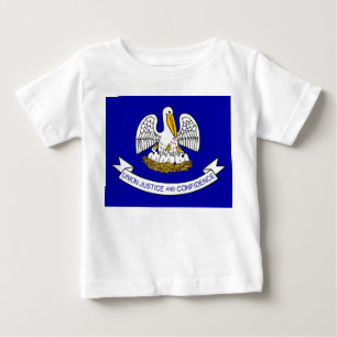 ベビーTシャツ(ルイジアナ州旗) ベビーTシャツ