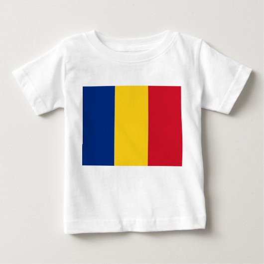 ベビーTシャツ（ルーマニア国旗） ベビーTシャツ (正面)