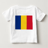ベビーTシャツ（ルーマニア国旗） ベビーTシャツ (裏面)