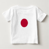 ベビーTシャツ(日本国旗) ベビーTシャツ (裏面)