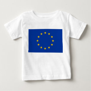 ベビーTシャツ(欧州連合(EU)国旗) ベビーTシャツ