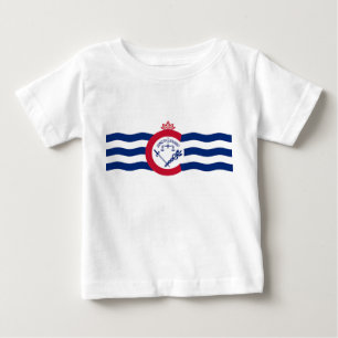 ベビーTシャツ(米国シンシナティ州旗あり) ベビーTシャツ