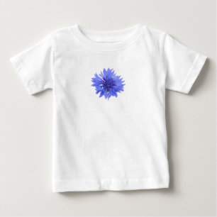 ベビーTシャツ(青いコーンフラワー付) ベビーTシャツ