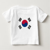 ベビーTシャツ（韓国国旗） ベビーTシャツ (裏面)