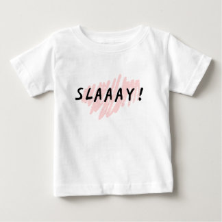 ベビーTシャツ 「SLAY」 ハートバック