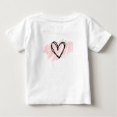 ベビーTシャツ 「SLAY」 ハートバック (裏面)