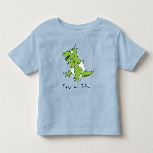 ベビーTレックス恐竜Dinoキッズ トドラーTシャツ (正面)