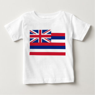 ベビーT – ハワイ州旗の付いたシャツ ベビーTシャツ