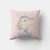 ベビーTAZ™ウィンターアイススケートで滑る クッション (裏面)