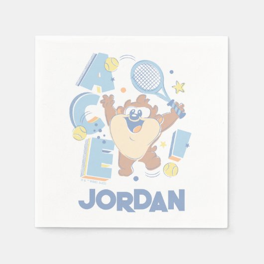 ベビーTAZ™テニスエース！ スタンダードカクテルナプキン (正面)