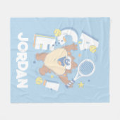 ベビーTAZ™テニスエース！ フリースブランケット (正面(横))