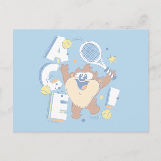 ベビーTAZ™テニスエース！ ポストカード (正面)