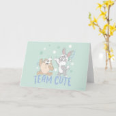 ベビーTAZ™ & BUGS BUNNY™チームかわいい カード (黄色い花)