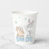 ベビーTAZ™ & BUGS BUNNY™チームかわいい 紙コップ (裏面)