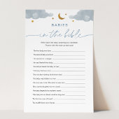 ベビーThe Bible Twinkle Star Baby Shower Game