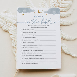ベビーThe Bible Twinkle Star Baby Shower Game 招待状