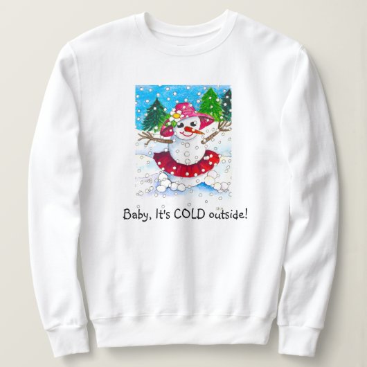 ベビーT's Cold Outside Sweatshirt スウェットシャツ (デザイン正面)