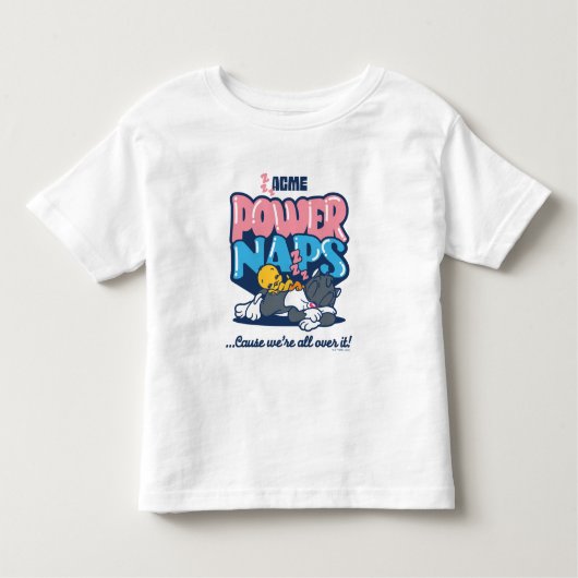 ベビーTWEETY™およびSYLVESTER™電源昼寝 トドラーTシャツ (正面)