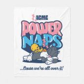 ベビーTWEETY™およびSYLVESTER™電源昼寝 フリースブランケット (正面)