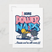 ベビーTWEETY™およびSYLVESTER™電源昼寝 ポストカード (正面/裏面)