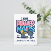 ベビーTWEETY™およびSYLVESTER™電源昼寝 ポストカード (スタンド正面)