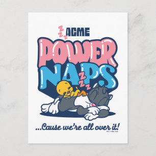 ベビーTWEETY™およびSYLVESTER™電源昼寝 ポストカード