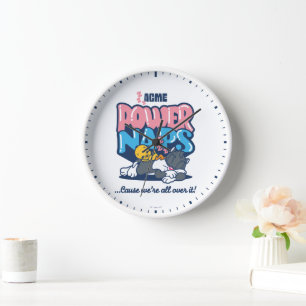 ベビーTWEETY™およびSYLVESTER™電源昼寝 壁時計