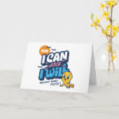 ベビーTWEETY™ – 私は出来る カード (黄色い花)