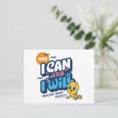 ベビーTWEETY™ – 私は出来る ポストカード (スタンド正面)