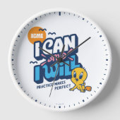 ベビーTWEETY™ – 私は出来る 壁時計 (正面)