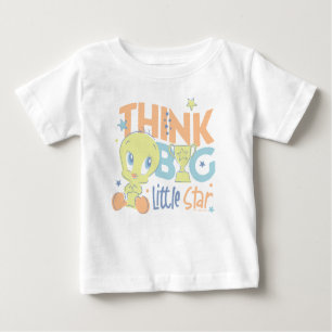 ベビーTWEETY™ - 考え Big Little Star ベビーTシャツ