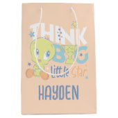 ベビーTWEETY™ - 考え Big Little Star ミディアムペーパーバッグ (正面)