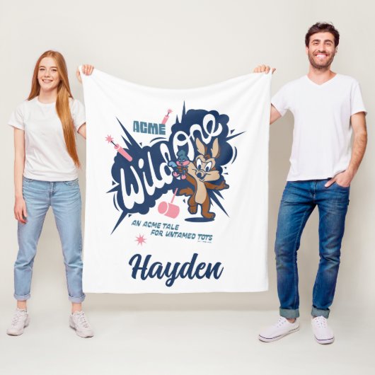 ベビーWILE E. COYOTE™ – ワイルドワン フリースブランケット (インサイチュ)