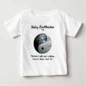 ベビーZenMasterは言います… (それを個人化して下さい!) ベビーTシャツ (正面)