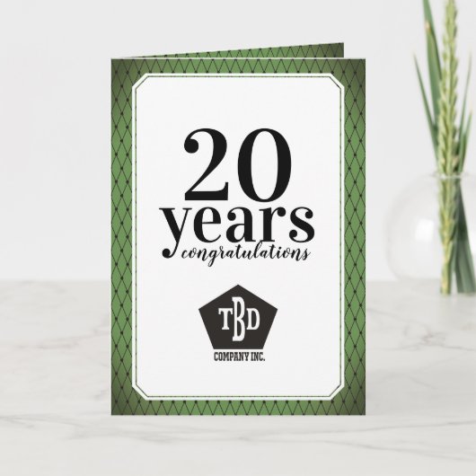 ベベルユニバーサル従業員記念日カード カード (正面)