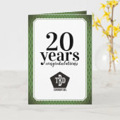 ベベルユニバーサル従業員記念日カード カード (黄色い花)