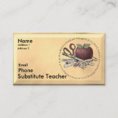 ベベル代替先生カスタム名刺 名刺 (正面)